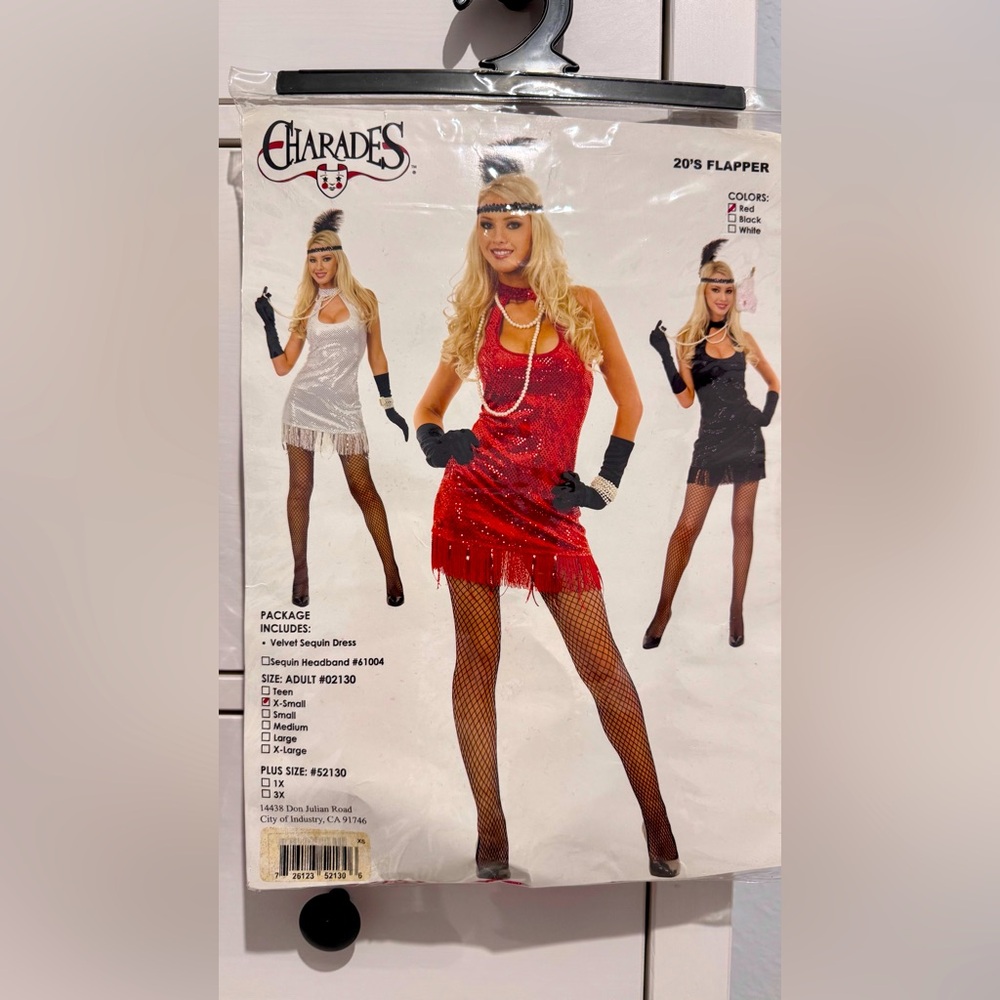Charades 20's Flapper Costume Dress